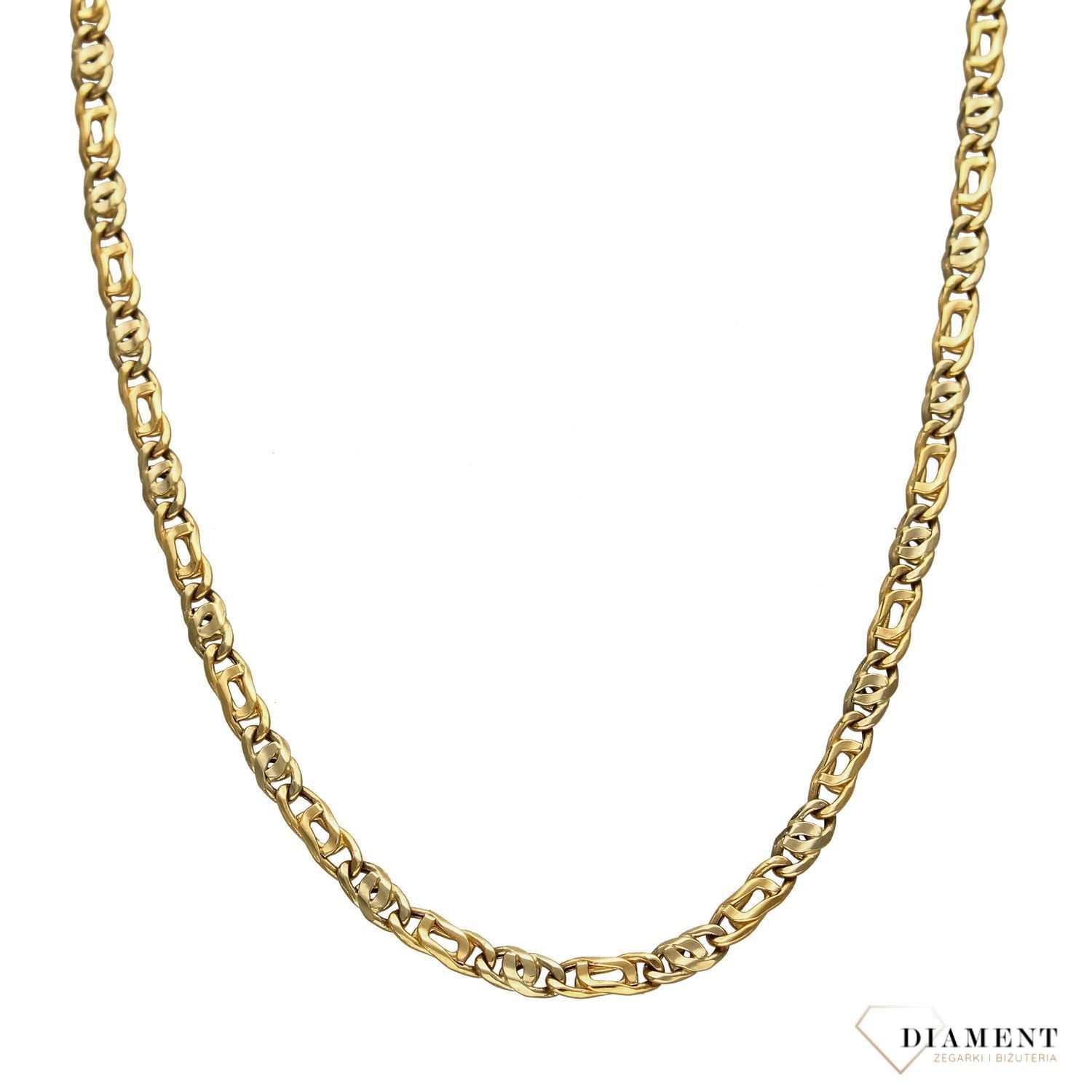 Złoty łańcuszek 585 o szerokości 3,5 mm DIA-LAN-1248-585 3,5mm ✅ Złoty łańcuszek wykonany z wysokiej jakości 14-karatowego żółtego złota.jpg